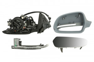 Oglinda laterala Stanga electrica, asferica, incalzita, pliabil electric potrivit AUDI A4 ALLROAD B8, A4 B8 - Img 1