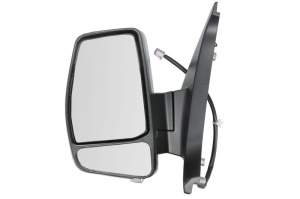 Oglinda laterala stanga potrivit FORD TRANSIT / TOURNEO CUSTOM 2017-2023 - (electric, convex, cu incalzire, asistent benzi, grund, cu semnalizare)