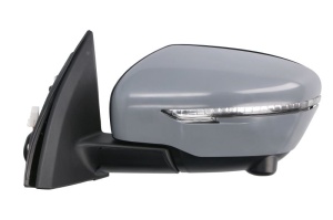 Oglinda stanga electric, convex, cu incalzire, asistent la schimbarea benzii, grund, rabatabil electric, cu semnalizator potrivit NISSAN QASHQAI II J11 11.13-03.21 - Img 2