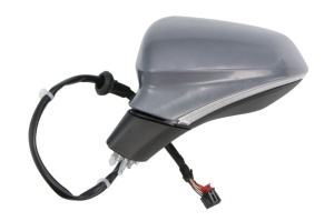 Oglinda stanga electric, cu memorie, convex, cu incalzire, grund, rabatabil electric, cu semnalizator potrivit CUPRA LEON; SEAT LEON KL dupa 2020 - Img 2