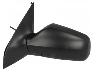 Oglinda stanga potrivit OPEL ASTRA 1998-2009 - mecanica asferic, crom - Img 2