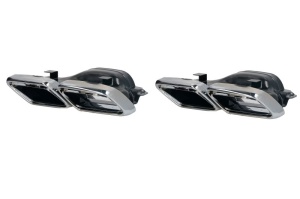 Ornament sistem evacuare spate potrivit Mercedes-Benz E-KLASA W212 2013-2016 - otel, crom