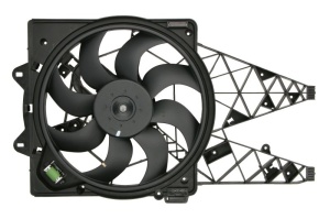 Paleta ventilator racire motor (cu carcasa) potrivit ABARTH PUNTO; ALFA ROMEO GIULIETTA, GIULIETTA/HATCHBACK, MITO; FIAT GRANDE PUNTO, PUNTO EVO 1.3D-2.0D 07.08- - Img 1