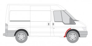 Panou reparatie Dreapta Fata potrivit FORD TRANSIT V 2000-2006 - (partea din spate) - Img 5