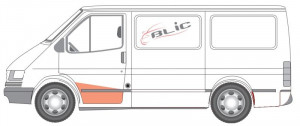 Podea Stanga potrivit FORD TRANSIT, TRANSIT TOURNEO - Img 2