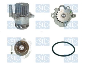 Pompa apa cu garnitura potrivit AUDI A2; SEAT AROSA, IBIZA III; SKODA FABIA I, FABIA I PRAKTIK; VW GOLF V, LUPO I, POLO, POLO IV, TOURAN 1.2D/1.4D/1.9D 01.99- - Img 3
