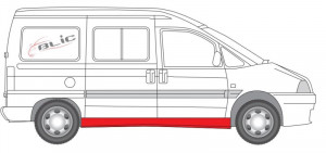 Prag auto Dreapta potrivit CITROEN JUMPY I; FIAT SCUDO; PEUGEOT EXPERT pana in 2003 - Img 3