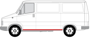 Prag auto Stanga potrivit CITROEN C25; FIAT DUCATO, TALENTO; PEUGEOT 205 I, J5 - Img 2