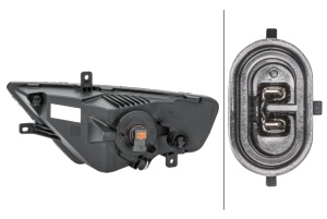 Proiector ceata Dreapta (H8, cu lumini curbe; versiunea sport) potrivit SEAT IBIZA IV, IBIZA IV SC, IBIZA IV ST, LEON, LEON SC, LEON ST, LEON ST/KOMBI 03.08-06.15 - Img 4