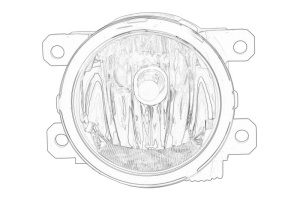Proiector ceata Dreapta/Stanga (H1) potrivit FIAT 500L, 500X, PANDA; JEEP COMPASS, RENEGADE