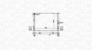 Radiator motor (Automat/Manual) potrivit BMW 1 (E81), 1 (E82), 1 (E87), 1 (E88), 3 (E90), 3 (E91), 3 (E92), 3 (E93), X1 (E84), Z4 (E89) 1.6-4.0 - Img 1