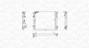 Radiator motor (Automat/Manual) potrivit DACIA LOGAN, LOGAN EXPRESS, LOGAN MCV, SANDERO, SOLENZA; RENAULT CLIO II, CLIO II/HATCHBACK, KANGOO, KANGOO EXPRESS, LOGAN I, THALIA I 1.0ALK-1.9D - Img 1