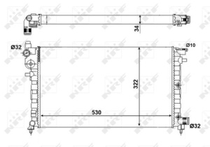 Radiator motor (Manual) potrivit CITROEN SAXO; PEUGEOT 106 II, 106 II/HATCHBACK 1.5D - Img 3