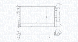 Radiator motor (Manual) potrivit CITROEN SAXO, XSARA, XSARA/HATCHBACK, ZX; PEUGEOT 306, 306/HATCHBACK 1.1-2.0 - Img 1