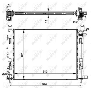 Radiator motor (Manual) potrivit DACIA DOKKER, DOKKER EXPRESS/MINIVAN, DUSTER, DUSTER/SUV, LODGY, LOGAN II, LOGAN MCV II, SANDERO II; RENAULT CAPTUR I, CLIO IV, CLIO IV/HATCHBACK 0.9-1.6LPG - Img 4