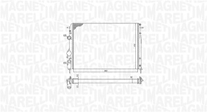 Radiator motor (Manual) potrivit DACIA LOGAN, LOGAN MCV; RENAULT LOGAN I, MEGANE I, MEGANE I CLASSIC, MEGANE I COACH, SCENIC I 1.4-2.0 - Img 2