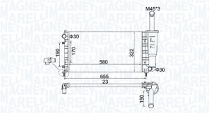 Radiator motor (Manual) potrivit FIAT IDEA; LANCIA YPSILON 1.2 - Img 3