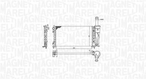 Radiator motor (Manual) potrivit FIAT PUNTO 1.4 - Img 2