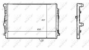 Radiator motor potrivit AUDI A3, Q2, Q3; CUPRA FORMENTOR, LEON, LEON SPORTSTOURER; SEAT ATECA, LEON, LEON SC, LEON SPORTSTOURER, LEON ST, LEON ST/KOMBI, TARRACO; SKODA KAROQ 1.2-2.0D - Img 3