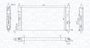 Radiator motor potrivit OPEL COMBO/MINIVAN, CORSA B, CORSA B/HATCHBACK, TIGRA 1.2/1.4/1.6 - Img 1