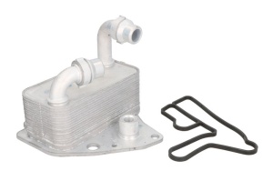 Radiator ulei motor (cu garnitura) potrivit ALFA ROMEO 159, BRERA, SPIDER; CADILLAC BLS; FIAT BRAVO II, DOBLO, DOBLO CARGO, SEDICI; LANCIA DELTA III; OPEL ASTRA J, ASTRA J GTC, CASCADA 1.9D/2.0D 06.06- - Img 1