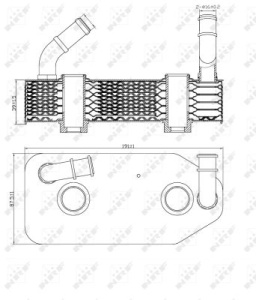 Radiator ulei motor potrivit AUDI A3; SKODA OCTAVIA I; VW CALIFORNIA T4 CAMPER, PASSAT B3/B4, POLO, POLO III CLASSIC, TRANSPORTER T4 1.6-2.5D 08.88-01.06 - Img 3
