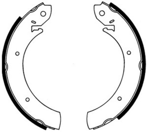 Sabot frana potrivit MERCEDES MB (W631); DAEWOO KORANDO, MUSSO; FORD GRANADA, GRANADA II, P 100 I; HYUNDAI GALLOPER I, GALLOPER II, GRACE, H-1 / STAREX, H100, PORTER 1.4-3.2 01.72- - Img 2