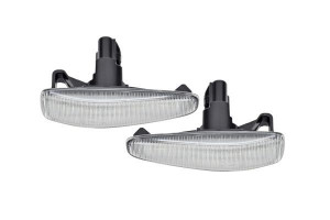 Semnalizator lampa lateral stanga/dreapta transparent, LED, dinamic potrivit MITSUBISHI LANCER VIII, MIRAGE VI, OUTLANDER II, OUTLANDER III, PAJERO IV 1.2-3.2D dupa 2006 - Img 2