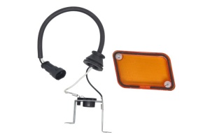 Semnalizator lateral stanga (culoare sticla: portocaliu, R10W, cu bec) potrivit IVECO EUROTECH MH, EUROTECH MP, EUROTECH MT 01.92- - Img 2