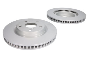 Set discuri frana (2 buc.) Fata Dreapta/Stanga potrivit LEXUS ES; TOYOTA AURIS, AVALON, BB I, CAMRY, IST, MARK X ZIO I, MIRAI, PRIUS PLUS, PROBOX / SUCCEED, RAV 4 III 1.0-Electric 04.99- - Img 1