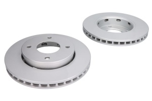 Set discuri frana (2 buc.) Fata Dreapta/Stanga potrivit MITSUBISHI COLT CZC VI, COLT VI; SMART FORFOUR 1.1-1.5D 01.04-06.12 - Img 1