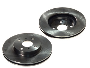 Set discuri frana (2 buc.) Fata Dreapta/Stanga potrivit TOYOTA PRIUS C, YARIS, YARIS / VIOS 1.0-1.5H 08.05-