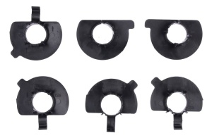 Set montaj senzori parcare Spate potrivit TESLA MODEL 3 2017-2023 - (6 buc.; negru-mat) - Img 2