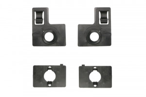 Set montare senzori parcare spate 4 buc., plastic, negru potrivit OPEL CORSA F 05.19- - Img 2