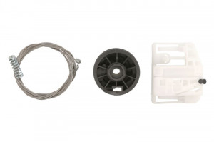 Set reparat macara geam spate dreapta potrivit RENAULT CLIO III, GRAND SCENIC II, MEGANE II, MODUS dupa 2002 - (set, electric)