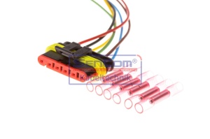 Set reparatie cabluri lumini de coada (265mm) potrivit PEUGEOT BOXER II potrivit ALFA ROMEO MITO; CITROEN JUMPER I; FIAT 500, 500 C, DOBLO, DOBLO/MINIVAN, DUCATO 1.2-2.8D 12.01- - Img 3