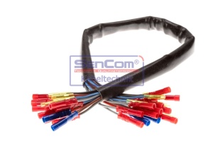 Set reparatie cabluri usa din fata (500mm, numar pini: 21, fara acoperire, Stanga) potrivit VW TRANSPORTER T4 1.8-2.8 07.90-06.03 - Img 3