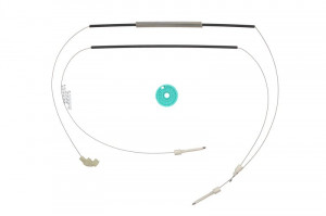 Set reparatie macara geam fata Dreapta Cabluri potrivit FORD TOURNEO CONNECT, TRANSIT CONNECT 2002-2013