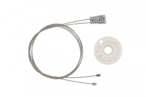 Set reparatie macara geam Fata Dreapta/Stanga potrivit PEUGEOT 508 I, 508/combi 2010-2018 - (Cabluri)