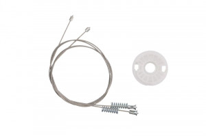 Set reparatie macara geam Spate Dreapta/Stanga potrivit SKODA SUPERB I; VW PASSAT B5, PASSAT B5.5, PASSAT B6 1996-2012 - (Cabluri)