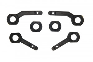 Set suporti senzori parcare Spate 4 buc, plastic potrivit BMW 5 G30, F90, 5 G31 09.16- Sedan 02.17- - Img 3