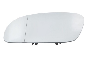 Sticla oglinda laterala Stanga (asferice, crom, facelifting) potrivit VW NEW BEETLE 01.98-10.10 - Img 1