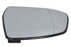 Sticla oglinda laterala Stanga potrivit FORD FOCUS II, FOCUS III, FOCUS II/KOMBI, MONDEO IV; FORD USA FOCUS 2004-2020 - (asferice, incalzita)