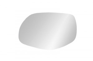 Sticla oglinda stanga potrivit PORSCHE CAYENNE 2007-2010 - asferic, incalzita, crom