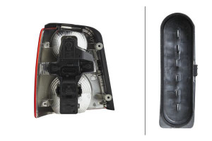 Stop lampa spate Dreapta (P21W/R5W) potrivit VW TOURAN 02.03-05.10 - Img 4