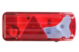 Stop spate dreapta LC8 (24V, cu intermitent, cu lumina de ceata, lumina de marșarier, cu lumina stop, lumini parcare, reflector triunghiular, lumina laterala) - Img 1