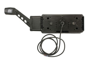 Stop spate dreapta (LED, 12/24V, cu intermitent, cu lumina de ceata, lumina de marșarier, cu lumina stop, lumini parcare, reflector triunghiular, cu lampă cu braț prelungit, lungimea cablu : 2m) - Img 2