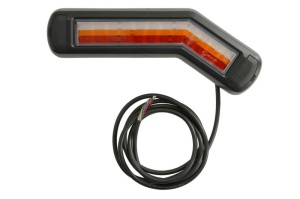 Stop spate dreapta (LED, 12/24V, cu intermitent, lumina de marșarier, cu lumina stop, lumini parcare, fara reflector, indicator dinamic, lungimea cablu : 0,2m, 269x109/62x47,7mm) - Img 1