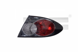 Stop spate dreapta potrivit Mazda 6 GG, GY Hatchback / Sedan 2005-2008 - exterior, culoare sticla crom - Img 2