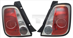 Stop spate Stanga (cadru negru) potrivit ABARTH 500 / 595 / 695, 500C / 595C / 695C; FIAT 500 07.07- - Img 3